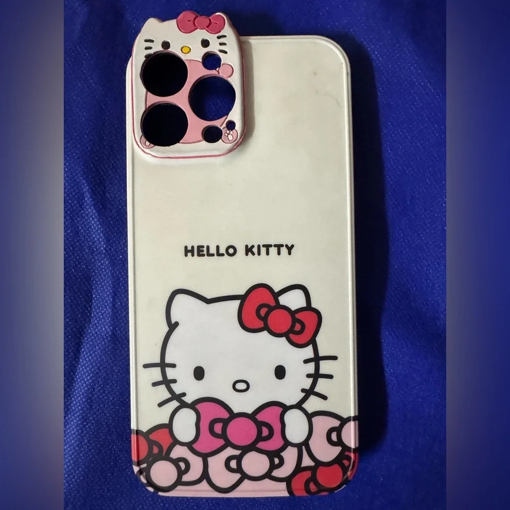 Hello Kitty Pink and White Phone Case - Pre-loved/EUC - so cute!